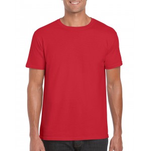 Gildan SoftStyle férfi póló, Red, 5XL