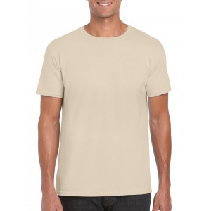 Gildan SoftStyle férfi póló, Sand, S
