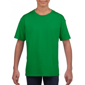 Gildan SoftStyle gyerekpóló, Irish Green, XS