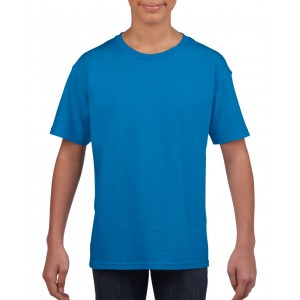 Gildan SoftStyle gyerekpóló, Sapphire, M