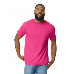 Gildan Softstyle Midweight férfi póló, Heliconia, M