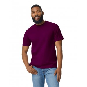 Gildan Softstyle Midweight férfi póló, Maroon, 2XL