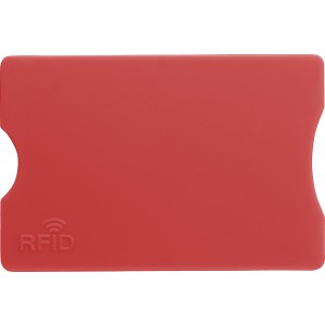 Kártyatartó RFID védelemmel, piros