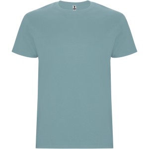 Roly Stafford férfi pamutpóló, Dusty Blue, M