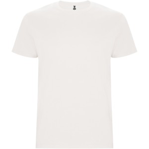 Roly Stafford férfi pamutpóló, Vintage White, XL