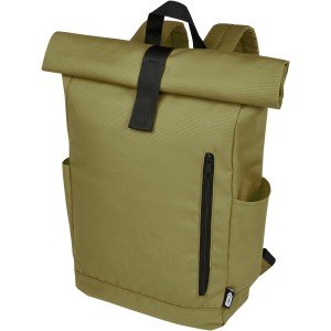 Byron 15.6" GRS RPET hátizsák, 18L, olivazöld