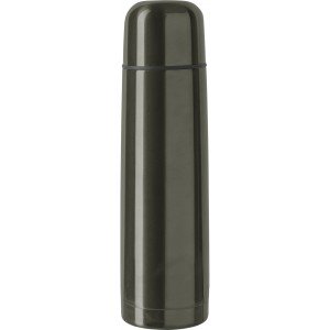 Duplafalú acél termosz, 500 ml, acélszürke