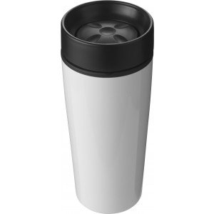 Duplafalú bögre, 450 ml, fehér