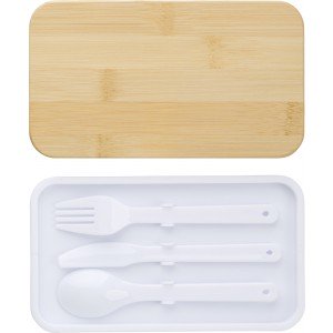 Duplafalú ételdoboz, fehér