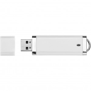 Flat pendrive, fehér, 8GB (raktári)