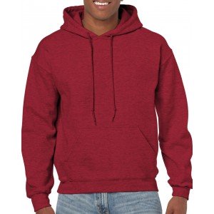 Gildan Heavy Blend kapucnis pulóver, Antique Cherry Red, L
