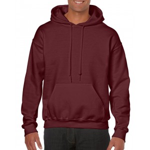 Gildan Heavy Blend kapucnis pulóver, Maroon, S