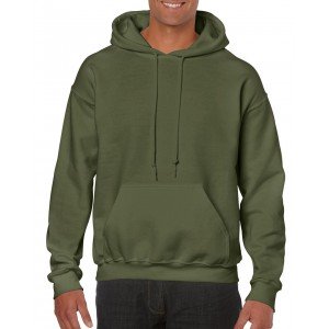 Gildan Heavy Blend kapucnis pulóver, Military Green, S
