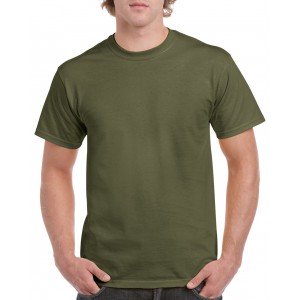 Gildan Heavy férfi póló, Military Green, 5XL