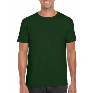 Gildan SoftStyle férfi póló, Forest Green, XL