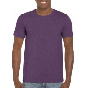 Gildan SoftStyle férfi póló, Heather Aubergine, XL