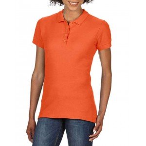 Gildan SoftStyle női piképóló, Orange, 2XL