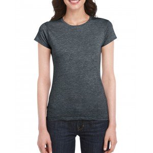 Gildan SoftStyle női póló, Dark Heather, 2XL
