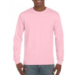 Gildan Ultra férfi hosszúujjú póló, Light Pink, 2XL