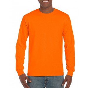 Gildan Ultra férfi hosszúujjú póló, S.Orange, 2XL