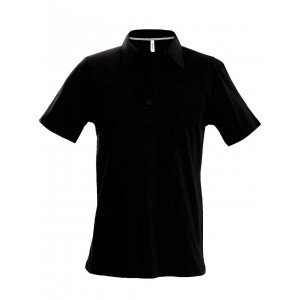 Kariban férfi piké póló, Black, 3XL