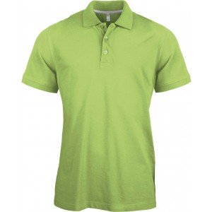 Kariban férfi piké póló, Lime, 4XL