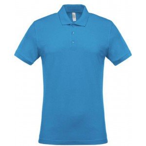 Kariban férfi piké póló, Tropical Blue, 2XL