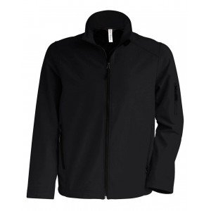 Kariban férfi softshell dzseki, Black, S