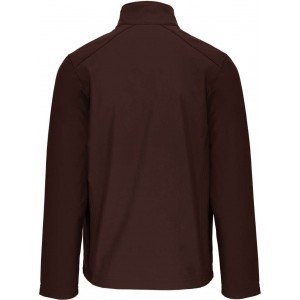 Kariban férfi softshell dzseki, Chocolate, 3XL