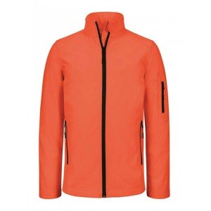 Kariban férfi softshell dzseki, Fluorescent Orange, 4XL