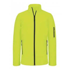 Kariban férfi softshell dzseki, Fluorescent Yellow, L