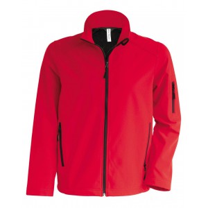 Kariban férfi softshell dzseki, Red, 2XL