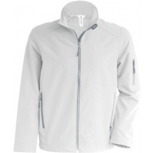 Kariban férfi softshell dzseki, White, 4XL