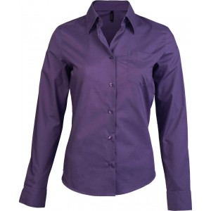 Kariban Jessica hosszúujjú blúz, Purple, 2XL