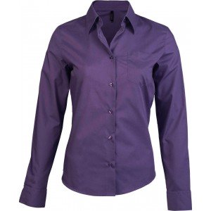 Kariban Jessica hosszúujjú blúz, Purple, 3XL