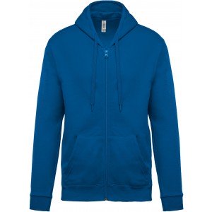 Kariban Kapucnis, cipzáros pulóver, Light Royal Blue, XL