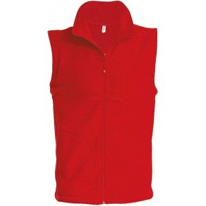Kariban Luca férfi polár mellény, Red, 4XL