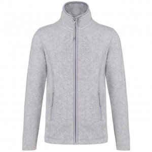 Kariban Maureen női mikropolár pulóver, Ash Heather, 3XL