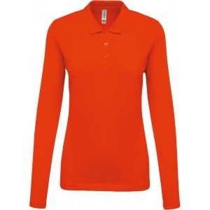 Kariban Női hosszúujjú piké póló, Orange, 2XL