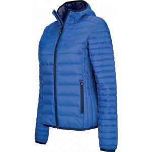 Kariban női kapucnis pehelydzseki, Light Royal Blue, M