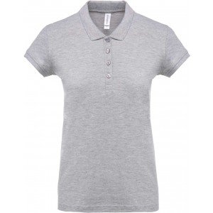 Kariban női piké póló, Oxford Grey, M