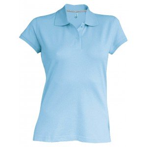 Kariban női Piké póló, Sky Blue, 2XL