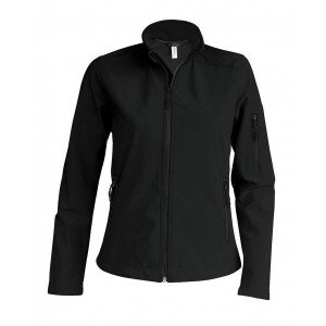 Kariban női softshell dzseki, Black, S