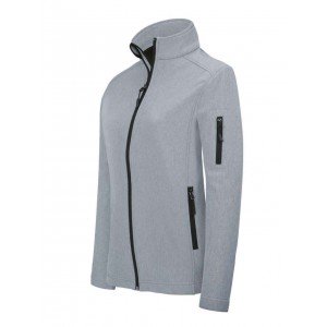 Kariban női softshell dzseki, Marl Grey, S