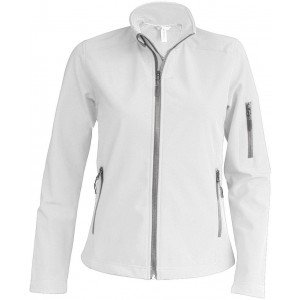 Kariban női softshell dzseki, White, 2XL