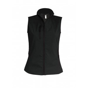 Kariban női softshell mellény, Black, S