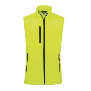 Kariban Softshell mellény, Fluorescent Yellow, XL