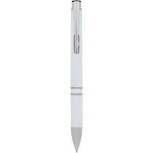 Moneta antibakteriális golyóstoll fekete tollbetéttel, fehér