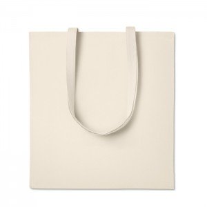Pamut bevásárlótáska, 160 g, bézs