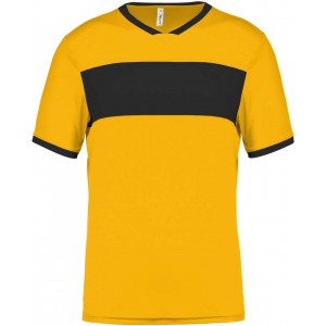 ProAct férfi műszálas póló, Sporty Yellow/Black, 3XL